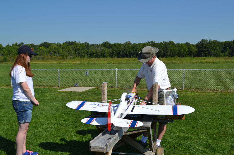 allison and Noel Starting Plane